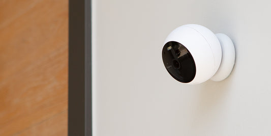 security camera on the wall