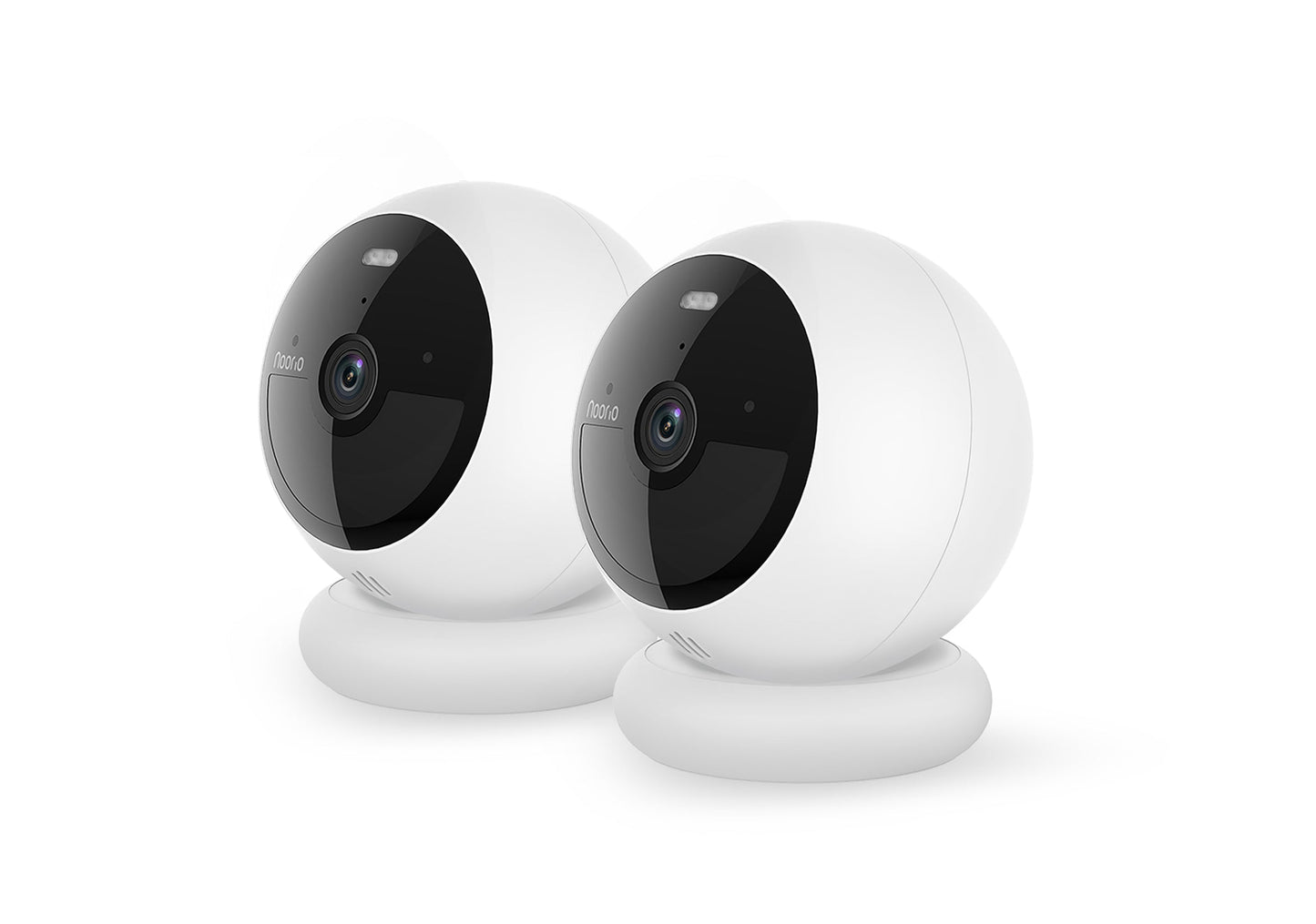 Noorio B211 Cam: Quick Setup, AI Recognition, 2K+ HD, Night Vision, Alexa-Compatible, 16GB No Monthly Fee