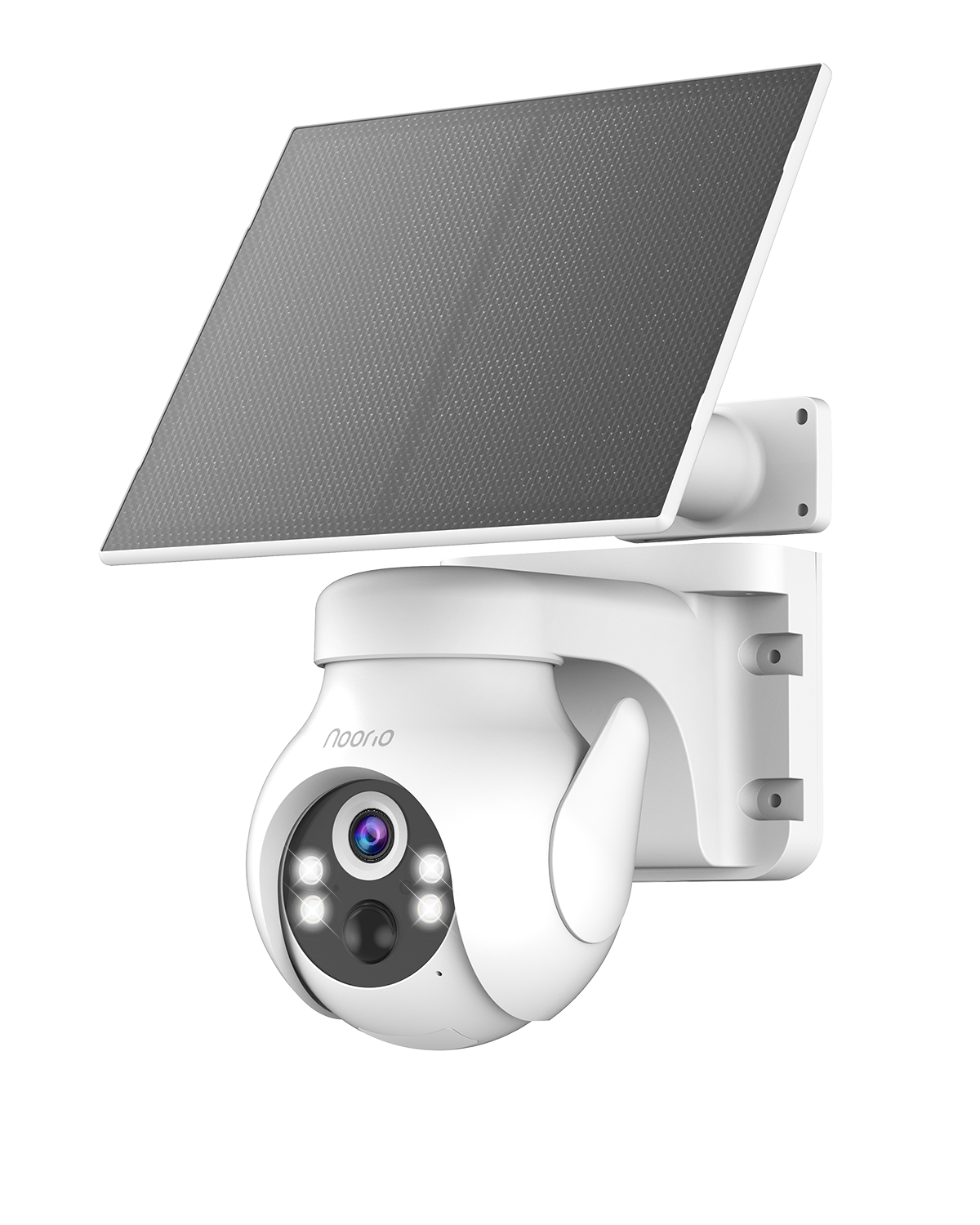 Noorio Solar Security Camera Wireless Outdoor System:2K/4MP , 360° PTZ, 2-Way Talk, 2.4G WiFi only