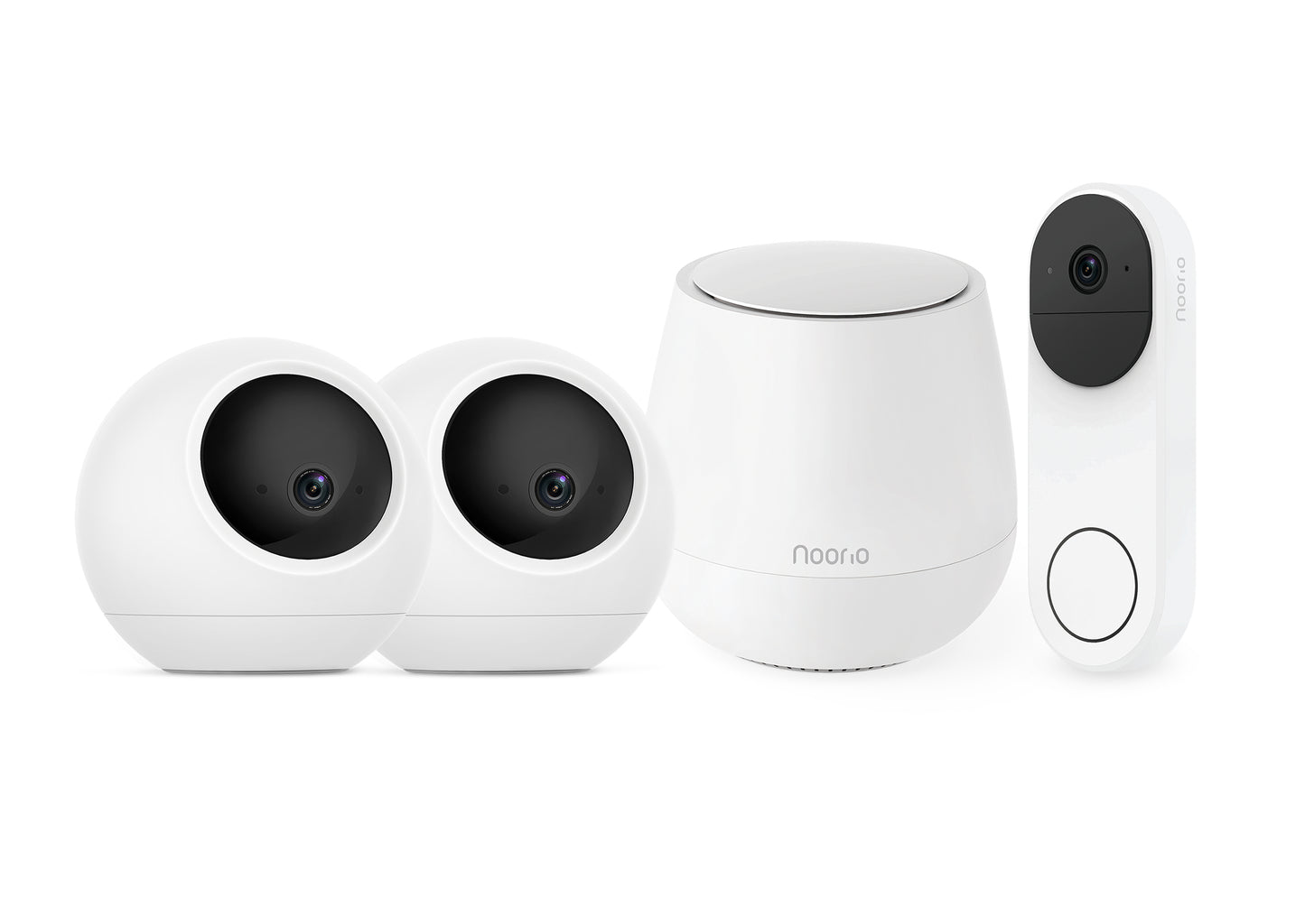 Noorio D110 Cam + PTZ Plug-in Cam T110 Security System