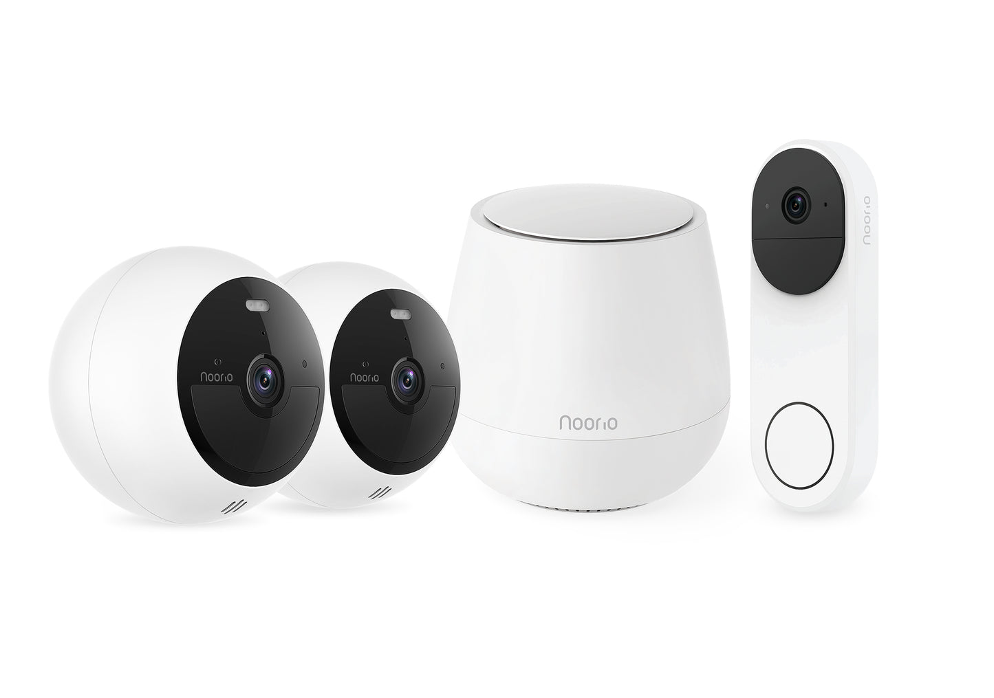 Noorio B200 Cam + Video Doorbell D110 Security System