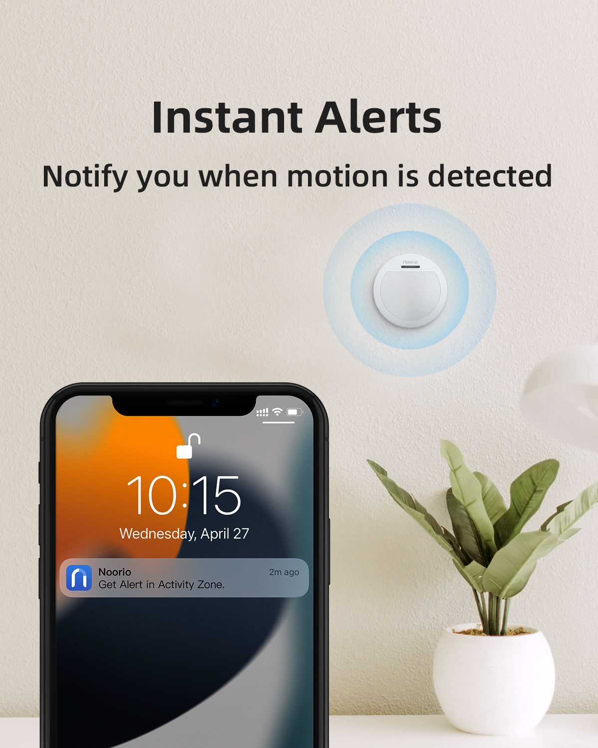 Noorio wireless motion sensor