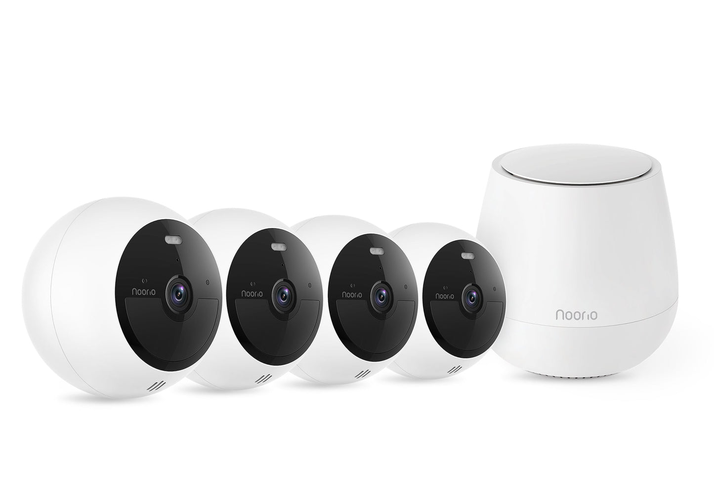 Noorio B210 2K Wireless Battery Security Camera System 4 Cam