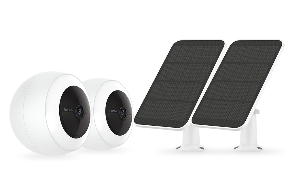 B311 Solar-Powered Security System: AI-Powered, 2K+ Clarity, Alexa-Compatible, No Hidden Fee, Two-Way Talk, Night Vision, 600 Lumens Spotlight
