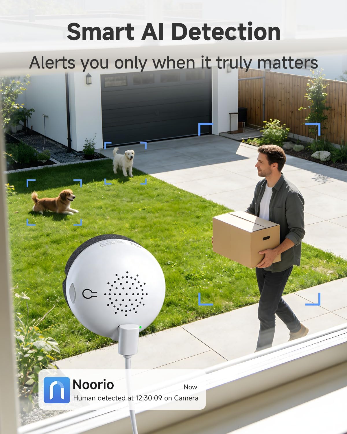Noorio 2K Window Camera, 5G/2.4GHz Window Cameras for Home Security，2Pack