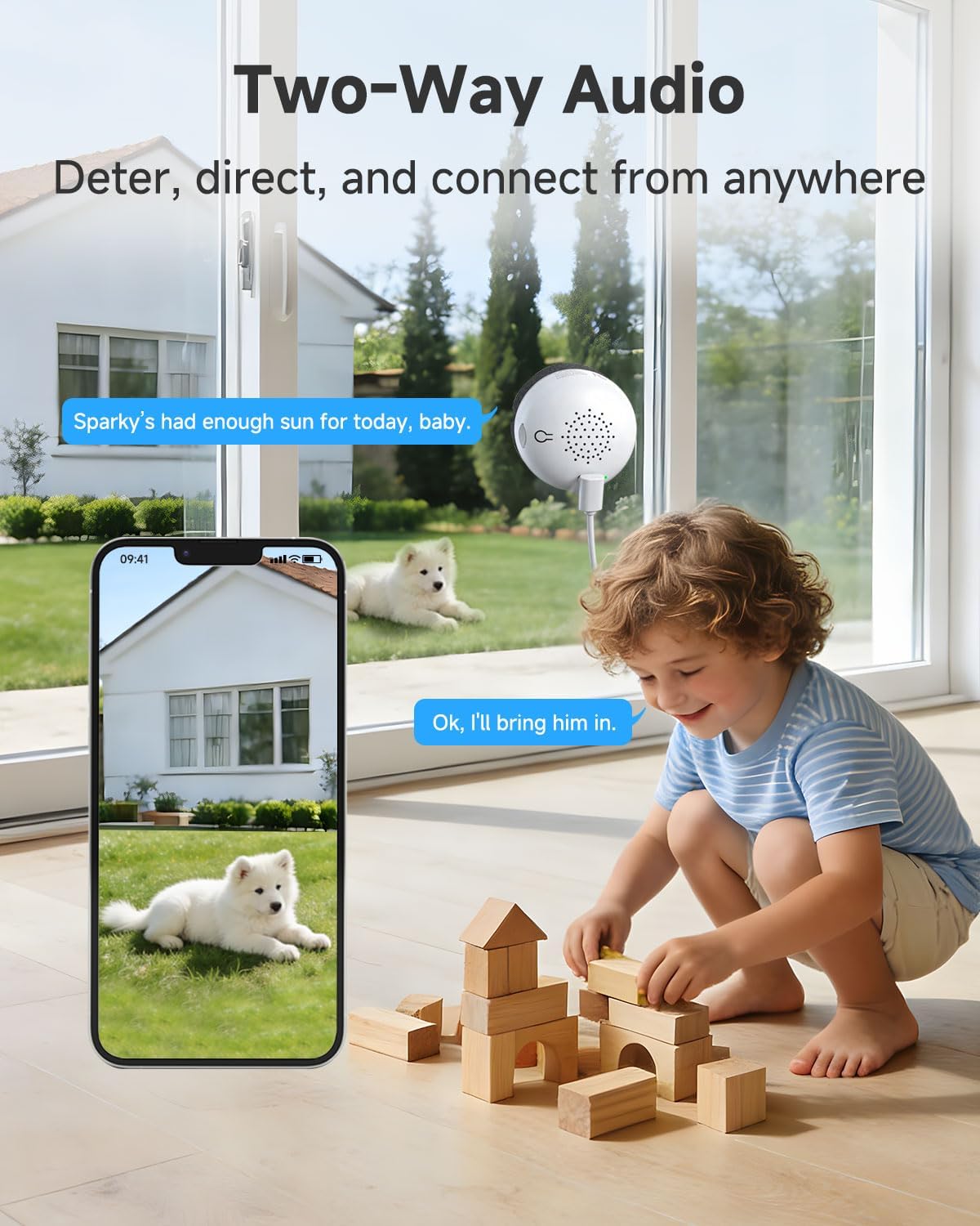 Noorio 2K Window Camera, 5G/2.4GHz Window Cameras for Home Security，2Pack