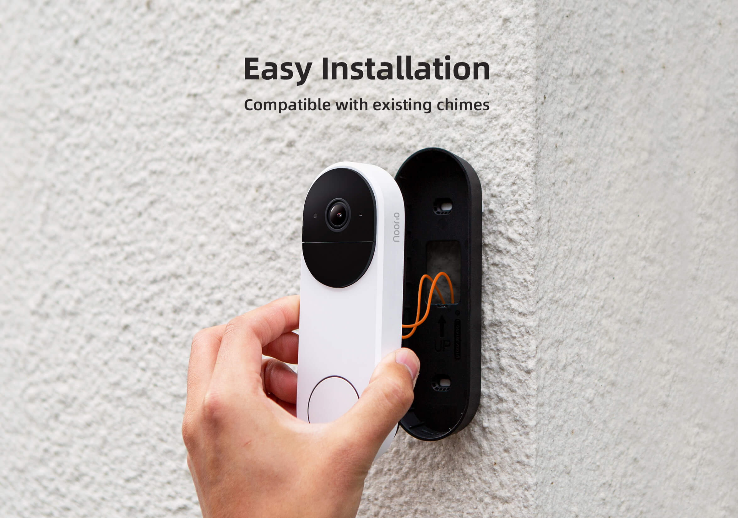 Easy to install doorbell camera fashion