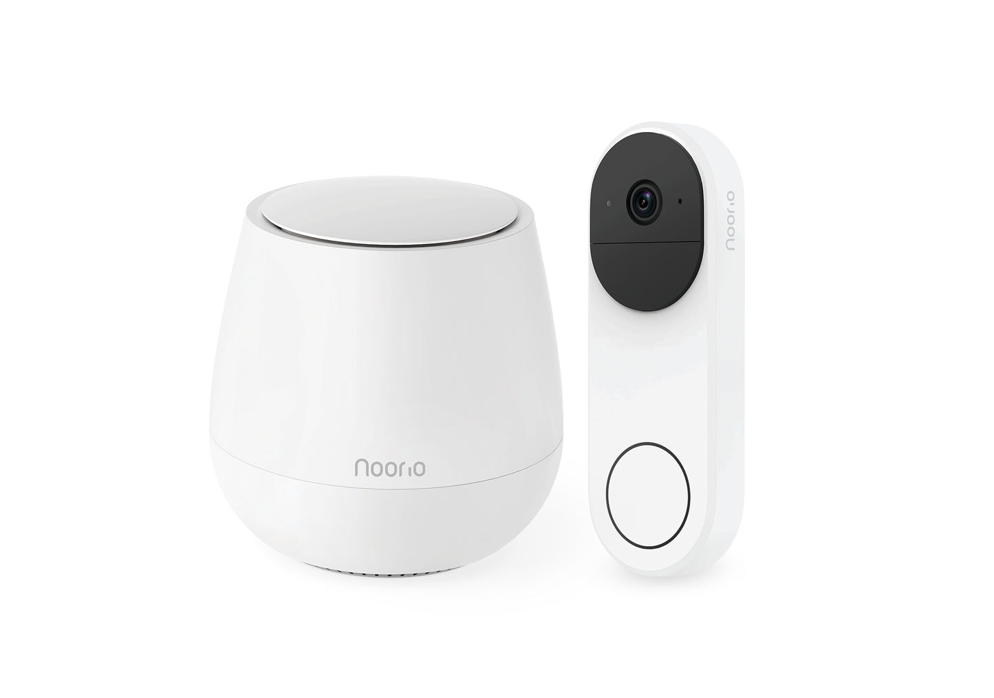 Noorio D110 Security System: AI-Powered 2K+ Video Doorbell, Set up via Bluetooth