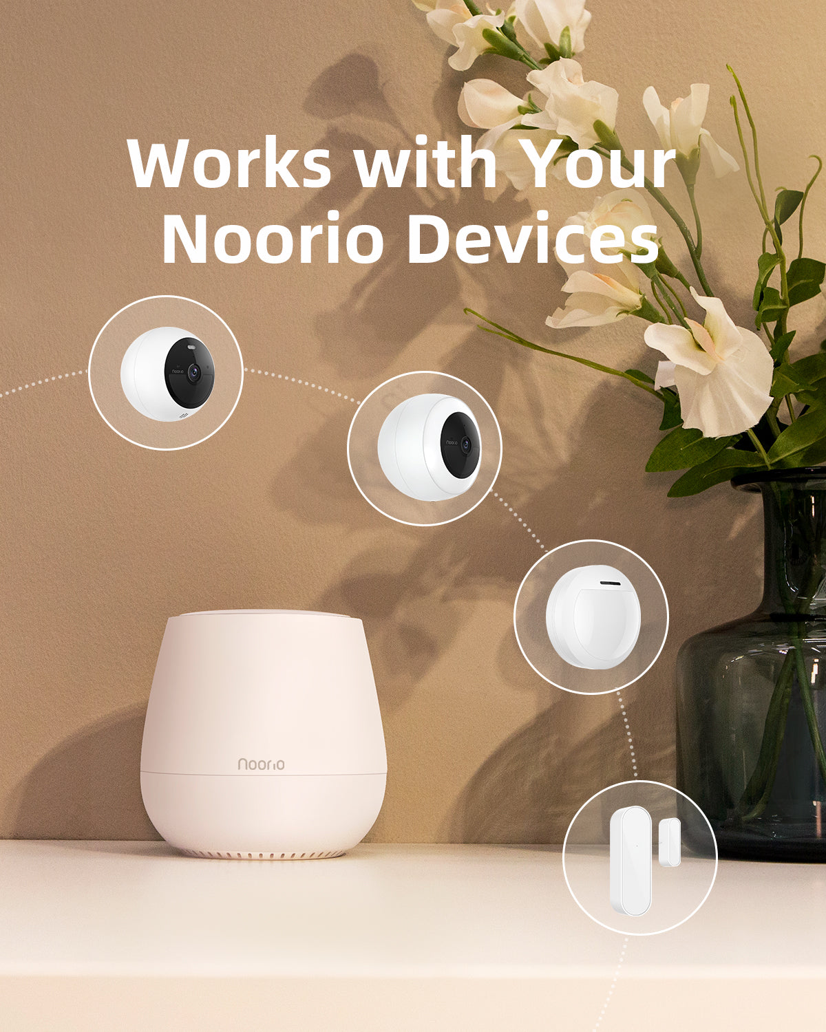 Noorio B200 Wireless Security Camera Kit: Quick Install, 1080p HD, 32GB Storage, No Hidden Fees