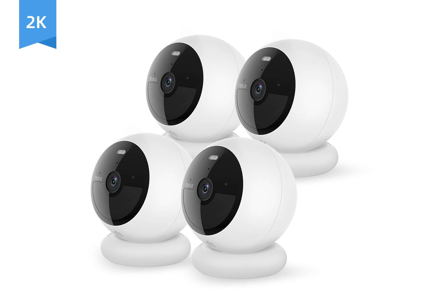 Noorio B210 2K 4 camera wireless home security system