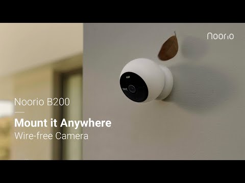 Wireless Security Camera Noorio B200 Outdoor & Indoor Battery-Powered ...